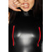 Noir Handmade | Платье с красными декоративными молниями Noir Handmade F106 из винила, M. Цена 2 900 грн. Фото: 2
