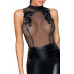 Noir Handmade | Платье с полупрозрачным верхом и вышивкой Noir Handmade F222 черное, L. Цена 2 750 грн. Фото: 2
