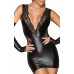 Noir Handmade | Платье Noir Handmade F212 Powerwetlook and lace minidress - 3XL. Цена 2 804 грн. Фото: 2
