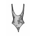 Noir Handmade | Боди Noir Handmade F242 Tulle body with patterned flock embroidery - L. Цена 2 209 грн. Фото: 4