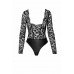 Noir Handmade | Боди Noir Handmade F296 Psyche bodysuit of lace and wetlook - M. Ціна 2379 грн. Фото: 5