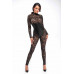 Noir Handmade | Комбинезон Noir Handmade F299 Enigma lace catsuit with underbust bodice - M. Цена 3 059 грн. Фото: 3