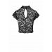 Noir Handmade | Топ Noir Handmade F303 Essence lace top with high collar - S. Цена 2 081 грн. Фото: 4