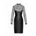Noir Handmade | Платье Noir Handmade F310 Sublime wetlook and flocked mesh midi dress - M. Цена 2 989 грн. Фото: 3
