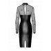 Noir Handmade | Платье Noir Handmade F310 Sublime wetlook and flocked mesh midi dress - M. Цена 2 989 грн. Фото: 4