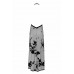 Noir Handmade | Платье Noir Handmade F312 Divinity long flocked mesh dress with open back - S. Ціна 2804 грн. Фото: 4