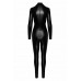 Noir Handmade | Комбинезон Noir Handmade F319 Caged wetlook catsuit with zippers and ring - S. Ціна 3144 грн. Фото: 5