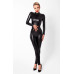 Noir Handmade | Комбинезон Noir Handmade F319 Caged wetlook catsuit with zippers and ring - S. Ціна 3144 грн. Фото: 1