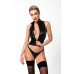 Noir Handmade | Топ Noir Handmade F324 Glam wetlook top with vinyl corset - M. Цена 2 234 грн. Фото: 1
