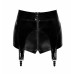 Noir Handmade | Шортики Noir Handmade F325 Glam suspender wetlook and vinyl shorts - XL. Цена 2 899 грн. Фото: 5