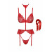 Noir Handmade | Комплект Kissable Bondage Kiss Set Red L/XL. Цена 2 059 грн. Фото: 7 Noir Handmade | Комплект Kissable Bondage Kiss Set Red L/XL. Цена 2 059 грн. Фото: 7