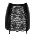 Noir Handmade | Юбка Noir Handmade F341 Powerwetlook and lace skirt - XL. Цена: 3 199 грн. Фото: 7