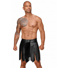 Noir Handmade | Мужская юбка гладиатора Noir Handmade H053 Eco leather men's gladiator skirt - S. Цена: 2 889 грн