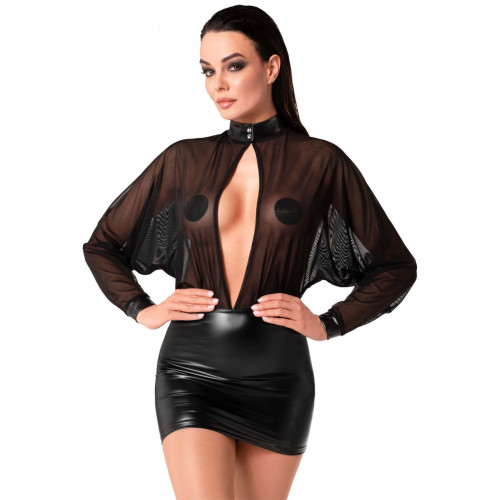 Noir Handmade | Платье Noir Handmade F348 Powerwetlook and tulle dress - 3XL. Цена 3 649 грн Noir Handmade | Платье Noir Handmade F348 Powerwetlook and tulle dress - 3XL. Цена 3 649 грн