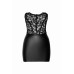 Noir Handmade | Платье виниловое с кружевом F300 Noir Handmade Solace со шнуровкой, черное, размер M. Ціна 2569 грн. Фото: 5