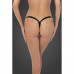 Noir Handmade | Стринги сексуальные виниловые S P010 Noir Handmade, черные. Ціна 599 грн. Фото: 1