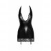 Noir Handmade | Виниловое мини платье с кружевом NOIR Handmade F280 Powerwetlook размер M. Цена 2 450 грн. Фото: 3