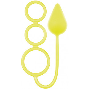 NS Novelties | Анальна Пробка Renegade 3 Ring Circus Medium, Yellow. Ціна: 576 грн