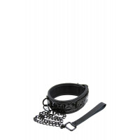 NS Novelties | Нашийник З Повідцем Sinful Black Collar. Ціна 1525 грн