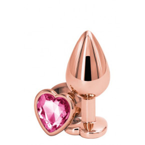 NS Novelties | Анальна Пробка Rear Assets Rose Gold Heart Pink, M. Ціна: 870 грн