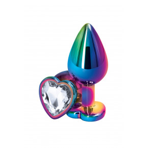 NS Novelties | Анальна пробка ns novelties rear assets multicolor heart medium clear. Ціна: 930 грн