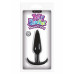 NS Novelties | Анальная пробка NS Novelties Jelly Rancher Smooth T-Plug, черный. Ціна 695 грн. Фото: 3