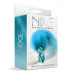 NS Novelties | Анальная пробка с хвостом Global Novelties NIXIE METAL BUTT PLUG WITH OMBRE TAIL, BLUE METALLIC. Цена 1 850 грн. Фото: 1