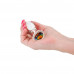 NS Novelties | Анальная пробка стеклянная с кристаллом NS Novelties Crystal Desires Rainbow Gem прозрачный, Mini. Ціна 995 грн. Фото: 1