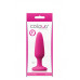 NS Novelties | Анальна пробка силікон NS Novelties COLOURS PLEASURES SMALL PLUG PINK. Ціна 1160 грн. Фото: 1