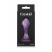 NS Novelties | Анальная стеклянная пробка NS Novelties Crystal, фиолетовая. Ціна 1450 грн. Фото: 3