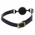 NS Novelties | Кляп шар силиконовый NS Novelties Bondage Couture Ball, черно-синий. Ціна 1495 грн. Фото: 3