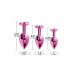 NS Novelties | Набор анальных пробок Global Novelties NIXIE METAL BUTT PLUG TRAINER SET, PINK METALLIC. Ціна 2950 грн. Фото: 2