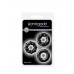 NS Novelties | Набор эрекционных колец NS Novelties Renegade Dyno Cock Rings, черные, 3 шт. Ціна 599 грн. Фото: 6