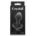 NS Novelties | Скляна пробка NS Novelties CRYSTAL HEART BLACK. Ціна 1699 грн. Фото: 1