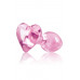 NS Novelties | Стеклянная пробка NS Novelties CRYSTAL HEART PINK. Цена 1 699 грн. Фото: 3