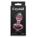 NS Novelties | Стеклянная пробка NS Novelties CRYSTAL HEART PINK. Цена 1 699 грн. Фото: 1