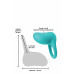 NS Novelties | Віброкільце NS Novelties INYA REGAL TEAL. Ціна 1191 грн. Фото: 2