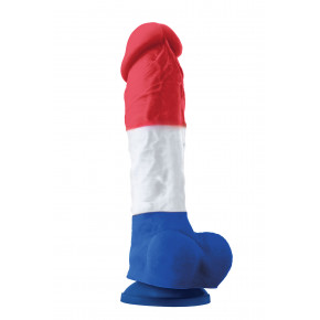 NS Novelties | Фалоімітатор силікон NS Novelties COLOURS PLEASURES TRICOLOR 8 