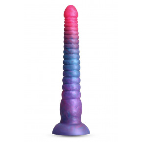 Фаллоимитатор NS Novelties Colours Stacked жидкий силикон, розово-синий, 23 см