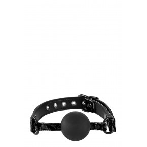 NS Novelties | Кляп NS Novelties SINFUL Soft SILICONE gag BLACK. Ціна: 1280 грн
