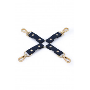 NS Novelties | Крестообразный фиксатор NS Novelties BONDAGE COUTURE HOG TIE BLUE. Цена: 1 750 грн