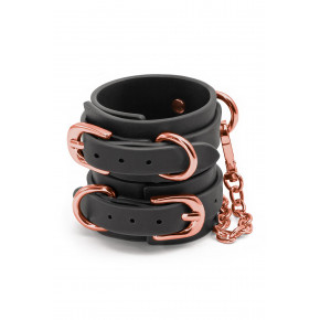 NS Novelties | Наручники NS Novelties BONDAGE COUTURE WRIST cuffs BLACK. Ціна: 1999 грн