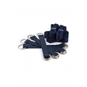 NS Novelties | Система фиксации к кровати NS Novelties BONDAGE COUTURE TIE DOWN STRAPS BLUE. Цена: 2 820 грн