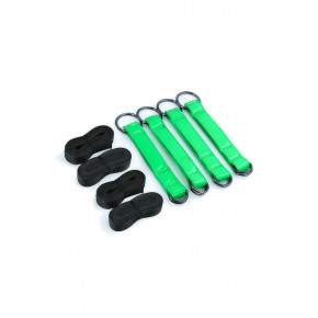 NS Novelties | Система фіксації до ліжка NS Novelties ELECTRA BED RESTRAINT STRAPS GREEN. Ціна: 2590 грн
