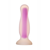 NS Novelties | Светящаяся анальная пробка Dream Toys RADIANT SOFT SILICONE GLOW IN THE DARK PLUG MEDIUM PURPLE. Цена 1 005 грн