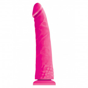 NS Novelties | Силиконовый фаллоимитатор NS Novelties Colors Pleasures Thin 8in Pink. Цена: 1 999 грн