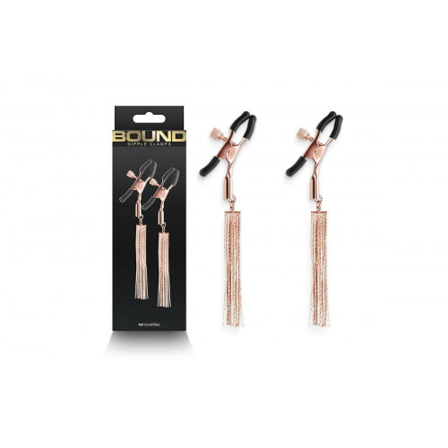 NS Novelties | Зажимы для сосков с декоративными подвесками NS Novelties Bound розовое золото. Цена 1 295 грн NS Novelties | Зажимы для сосков с декоративными подвесками NS Novelties Bound розовое золото. Цена 1 295 грн