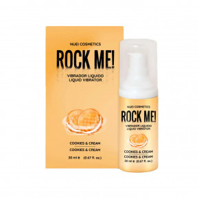 NUEI | Жидкий вибратор NUEI ROCK ME со вкусом печенья и сливок, 20 мл. Цена: 899 грн