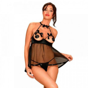Obsessive | Бебідол Obsessive Delishya babydoll black S/M. Ціна: 1850 грн