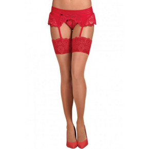 Obsessive | Панчохи Червоні Obsessive 853-Sto-3 Stockings Red L/xl. Ціна: 200 грн